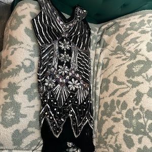 Vintage Gatsby Dress Zeagoo